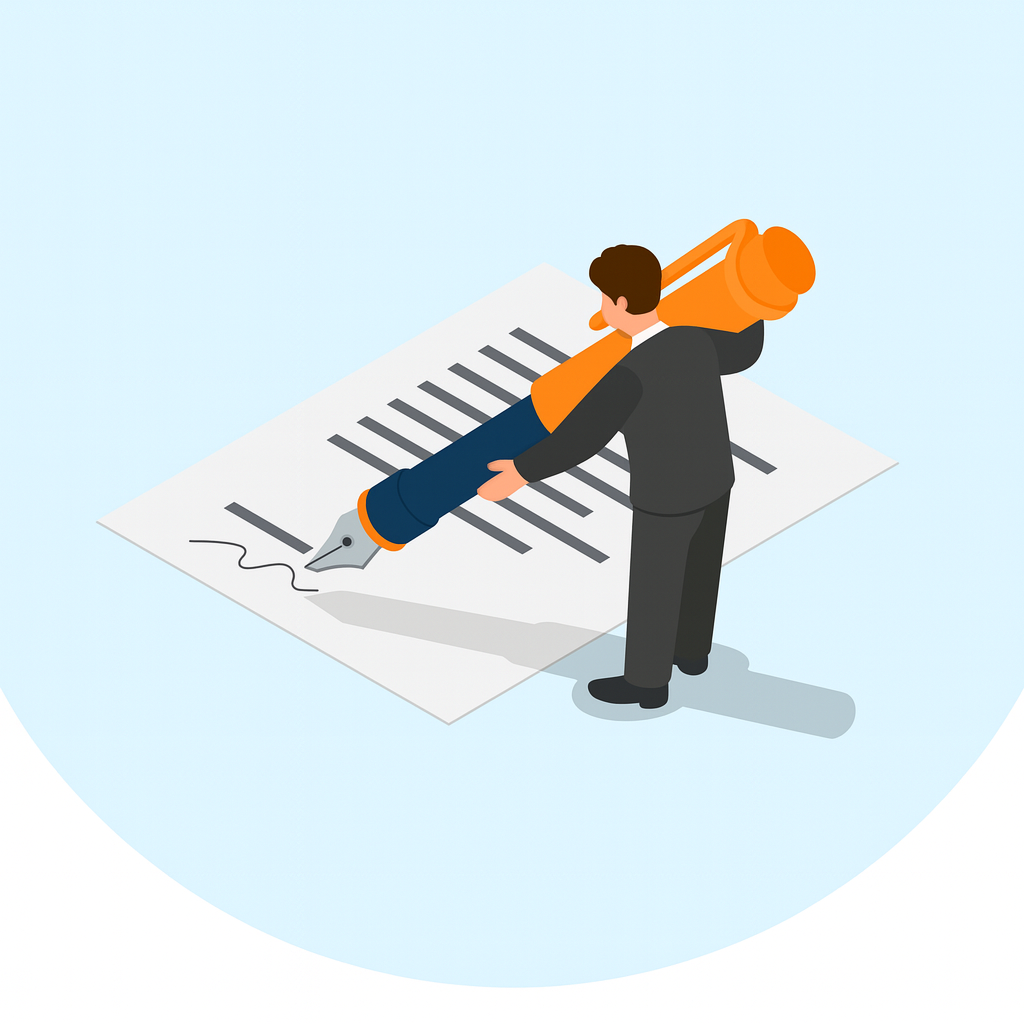 Icono de producción escrita